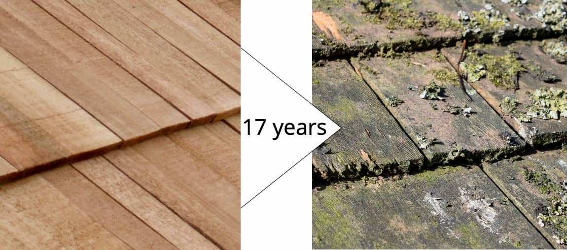 Cedar shingles 1 Weathering, maintenance & longevity Herbidacious